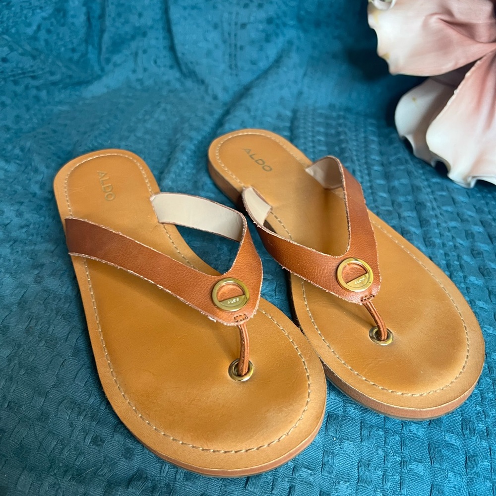 Aldo brown size 8 sandals